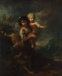 Hütten-Kinder Die Holzsammler, 1787