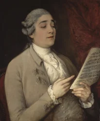 Porträt von Giusto Ferdinando Tenducci 1736-1790, bekannt als il Senesino, ca. 1770