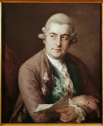 Porträt des deutschen Komponisten Johann Christian Bach