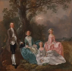 Die Gravenor-Familie, ca. 1754