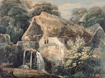 Eine Überschussmühle, Devon, 1797