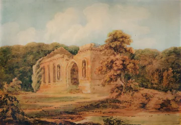 Landschaft mit Ruinen, 18. Jahrhundert, 1935