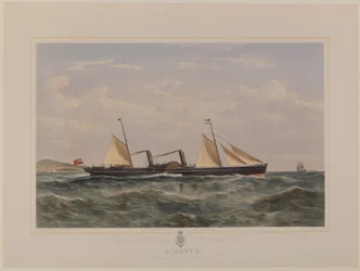 Glasgow und Belfast Royal Mail Dampfschiff 