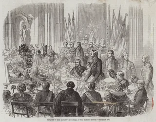 Bankett für die Minister Ihrer Majestät im Mansion House