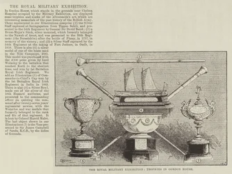 Die königliche Militärausstellung, Trophäen im Gordon House