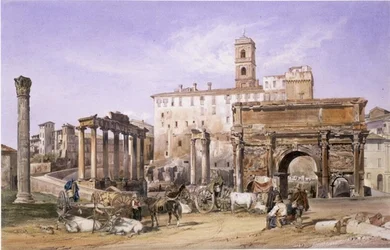 Campo Vaccino in Rom