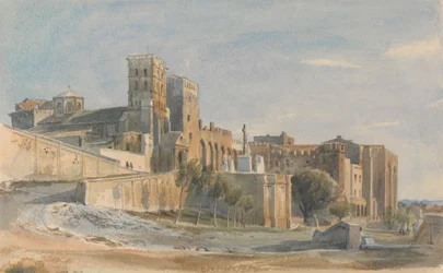 Die Kathedrale und der Palast der Päpste, Avignon