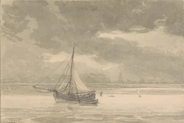 Die Themse vom Ship Inn, Greenwich