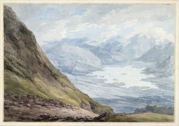 Blick von Skiddaw über Derwentwater