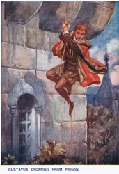 Gustavus flieht aus dem Gefängnis