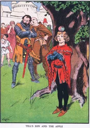 Wilhelm Tells Sohn und der Apfel