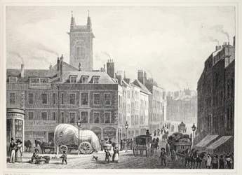 Holborn Bridge, Kirche St. Andrew, etc., aus 