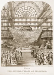 Eröffnung des Kristallpalastes in Sydenham durch Königin Victoria am 10. Juni 1854