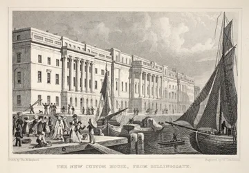Das neue Zollhaus, von Billingsgate, aus 