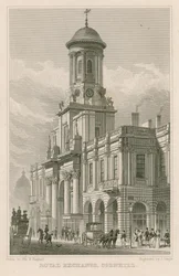 Die Royal Exchange, Cornhill, London