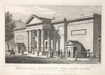 Die Russell Institution, Great Coram Street, aus 