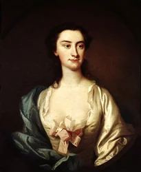 Porträt der Sängerin Susannah Maria Cibber