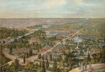 Vogelperspektive der Centennial, Philadelphia
