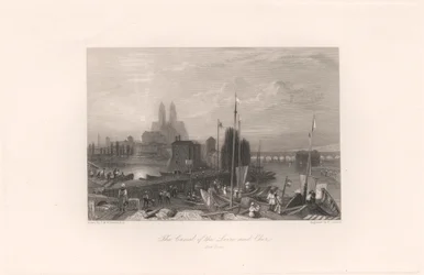 Kanal der Loire und Cher, in der Nähe von Tours