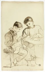 Zwei Schuljungen
