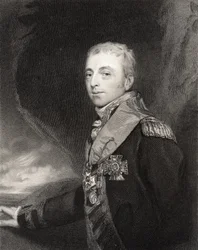 Alan Hyde Gardner, 2. Baron Gardner, graviert von H. Cook, aus 