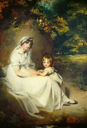 Lady Mary Templetown und ihr ältester Sohn