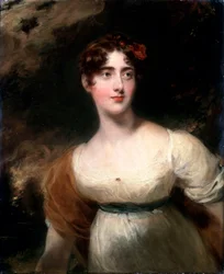 Porträt von Milady Emily Harriet Wellesley-Pole Lady Raglan, 1814