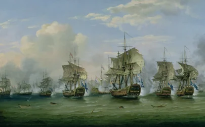 Die Schlacht auf der Doggerbank, 1781