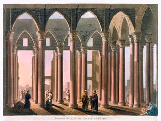 Josephs Halle in der Zitadelle von Kairo, Ägypten, 1802