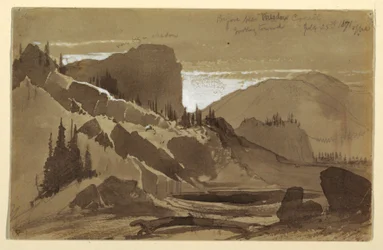 Zeichnung, In der Nähe von Meadow Creek, Utah, 25. Juli 1871