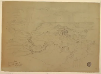 Der Grand Canyon im Regen, 1873