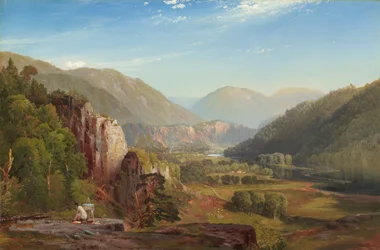 Die Juniata, Abend, 1864