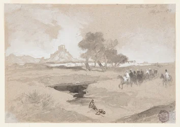 Wasserloch in der Wüste, Utah