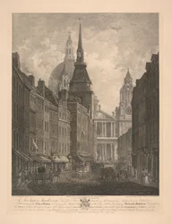 Teilansicht der Westfassade von St. Pauls