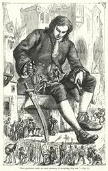 Illustration für Gullivers Reisen von Jonathan Swift