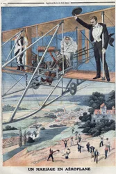 Eine Flugzeughochzeit
