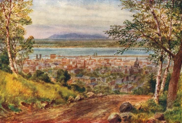 Montreal, der echte St. Lawrence vom Berg