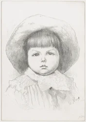 Porträt eines Kindes Cyril Nast, nach 1879