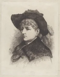 Porträt der Frau des Künstlers, Sarah Edwards Nast