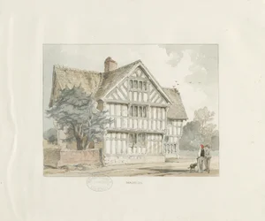 Madeley - Altes Haus: Aquarell