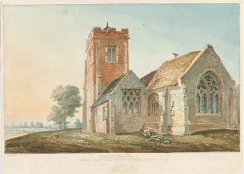 Wichnor Kirche: Aquarell