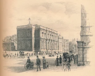 Außenansicht der Banketthalle, Whitehall Palace, 1902