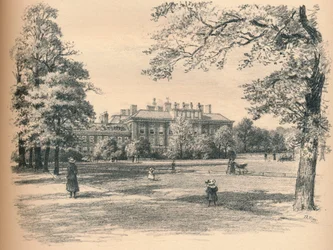 Südfront des Kensington Palace, 1902