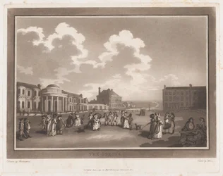 The Steine Ein Ausflug nach Brighthelmstone, 1. Juni 1790. Schöpfer: Thomas Rowlandson, Samuel Alken