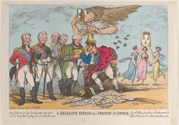 Ein zarter Abschluss für einen französischen Usurpator, 20. April 1814