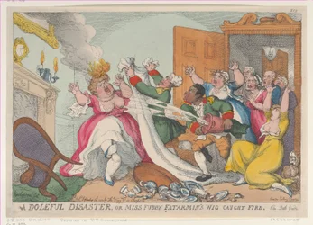 Ein trauriges Unglück, oder Miss Fubby Fatarmins Perücke fing Feuer, 20. September 1813