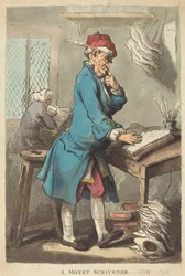 Ein Geldschreiber