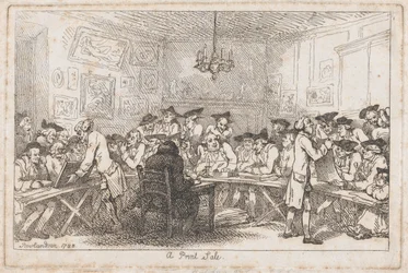 Ein Druckverkauf - Eine Nachtauktion, 1788