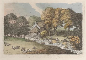 Ein Wasserlauf, aus Ansichten in Cornwall, 1812