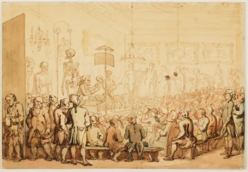 Eine anatomische Vorlesung an der Royal Academy of Arts